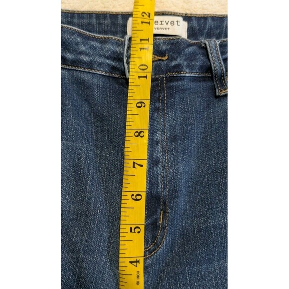 Lovervet by Vervet Women’s Size 31 Straight Leg Mid Rise Jean Blue Denim Stretch - Picture 9 of 9
